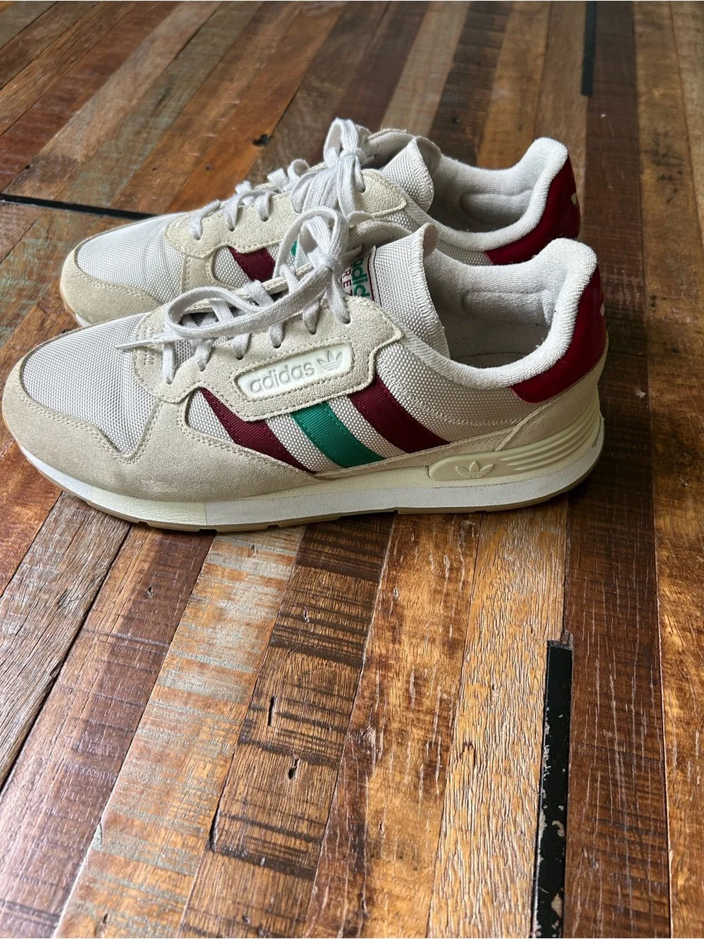Adidas Trezoid 2 Low “Aluminium Burgundy”. 1G0663.